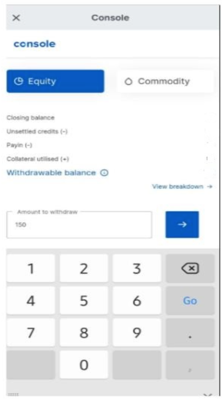 How To Withdraw Money From The Zerodha App