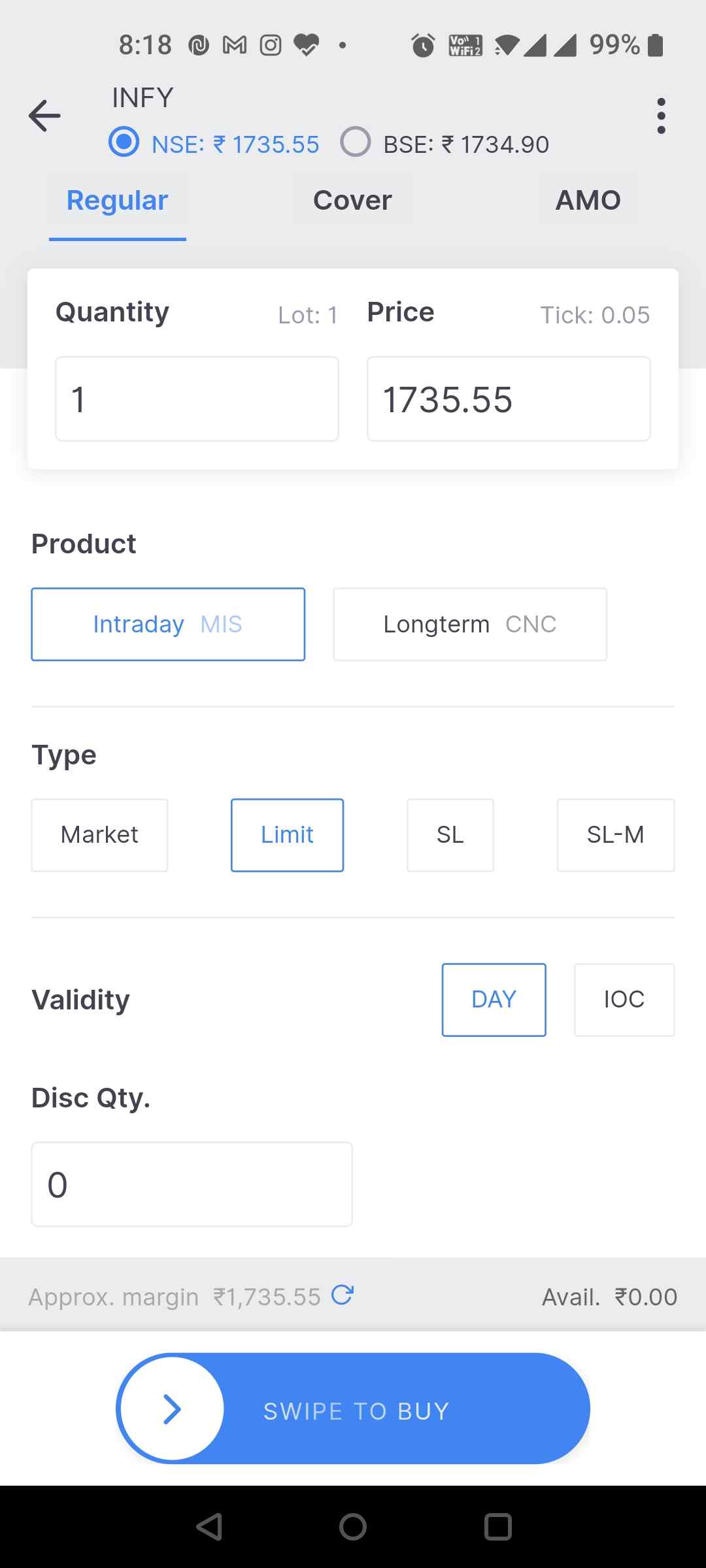 How to Buy Shares in Zerodha for Intraday