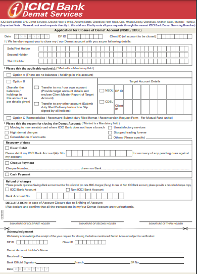 alankit assignments demat account closure form